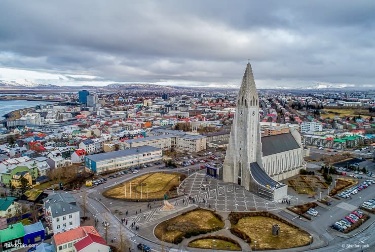 Hallgrimskirkja Cathedral, Reykjavik, Iceland