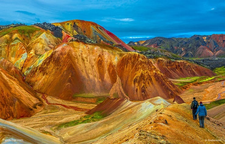 Hiking at Landmannalaugar, Iceland