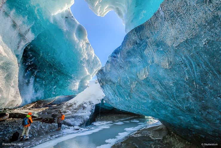Ice Cave in Vatnajokull, Iceland