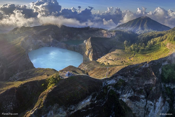 Kelimutu volcano and its crater lakes, Flores Island, Indonesia