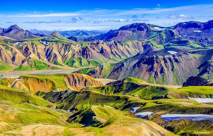 Landmannalaugar from above