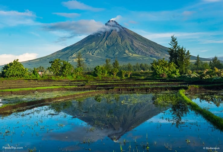 Mayon Volcano in Philippines