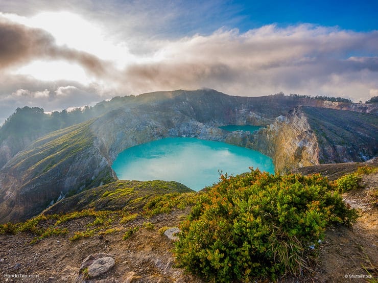 Morning View of Kelimutu Volcano, Flores Islands, Indonesia