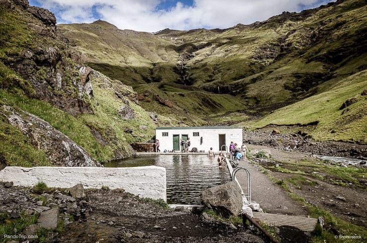 Seljavallalaug Natural Swimming Pool in Iceland