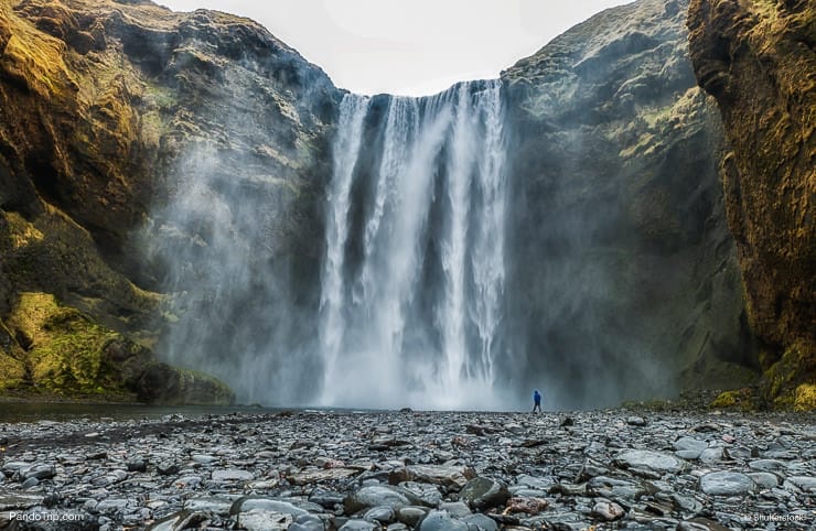One of the best places to see in Iceland - Skogafoss waterfall