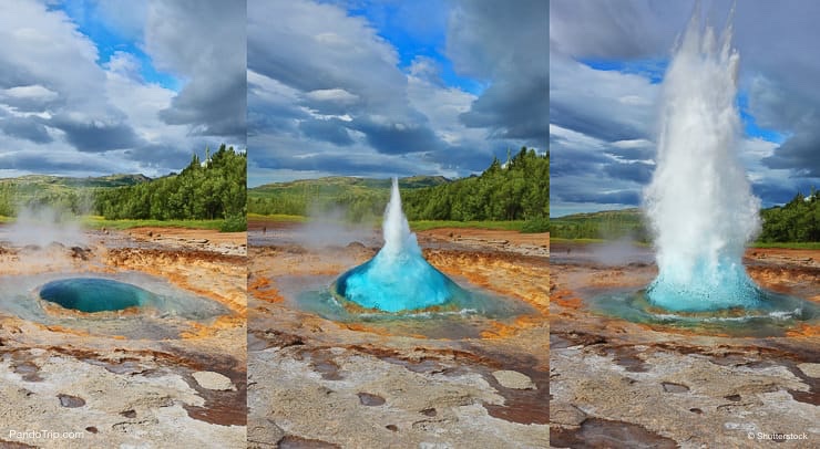 Strokkur Geyser in Iceland