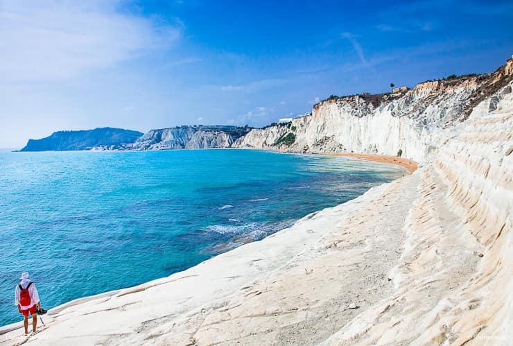 White Marl Cliffs, Scala dei Turchi, Sicily, Italy