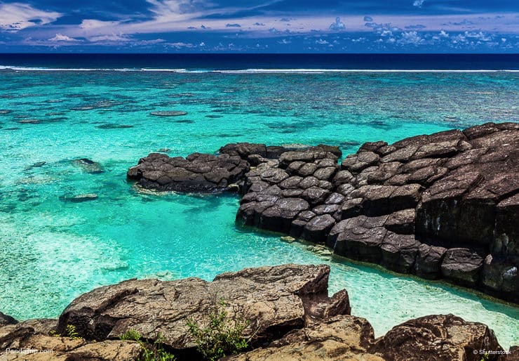 Black Rock Beach, Rarotonga, Cook Islands