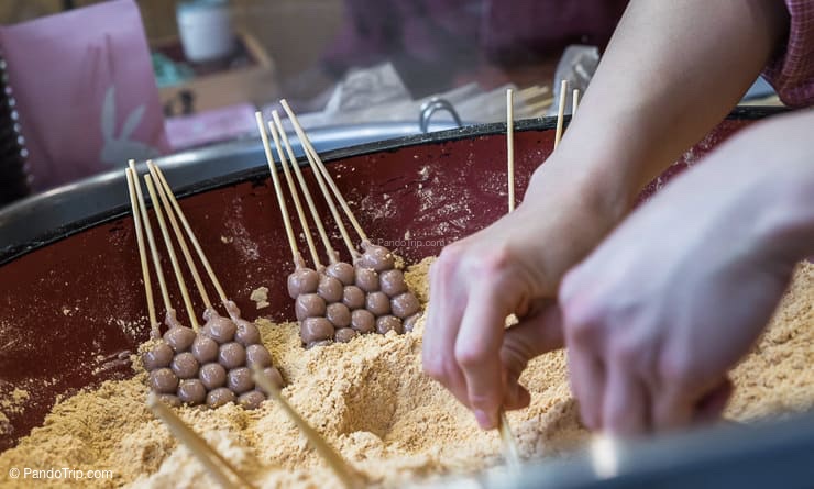 Kibi Dango at Nakamise Dori, Asakusa, Tokyo