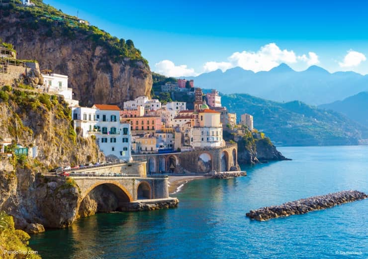 Morning view of Atrani, Italy