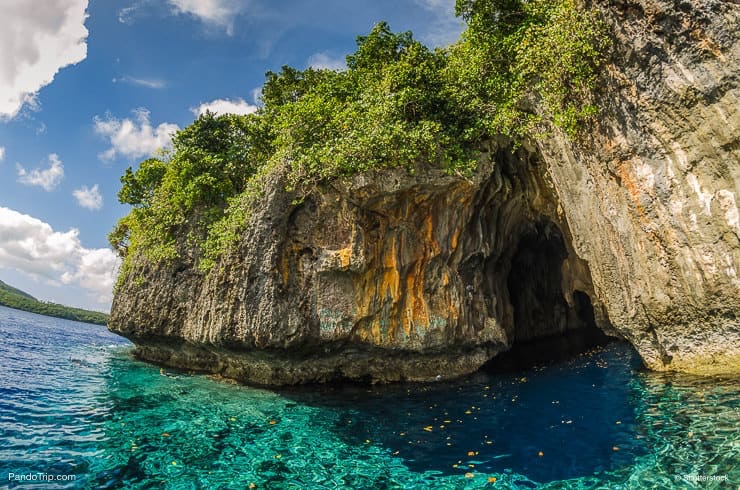 Sea Cave in Vava'u Islands, Tonga