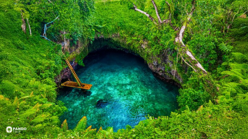 To-Sua Ocean Trench at Upolu island, Samoa