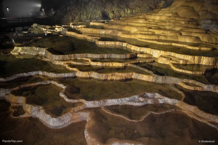 Inside Akiyoshido Cave in Japan