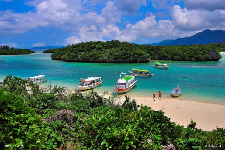 Lansdcape of Kabira Bay, Okinawa, Japan