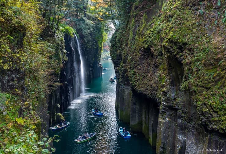 Takachiho Gorge in Japan