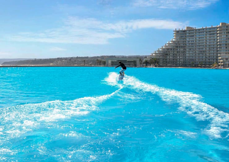 Watersport activities at Pool at San Alfonso del Mar Resort, Algarrobo, Chile 3