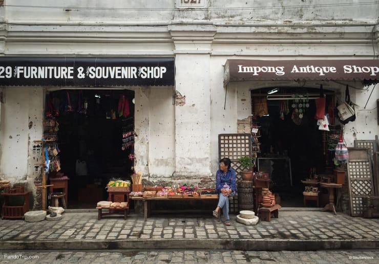 A Souvenir shop in Vigan, Philippines