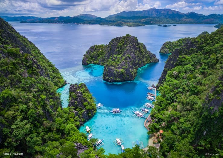 Bay at Kayangan Lake, Coron, Palawan, Philippines