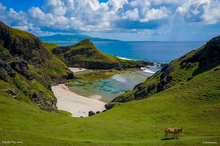 Chamantad Tinan Cove of Sabtang island in Batanes, Philippines