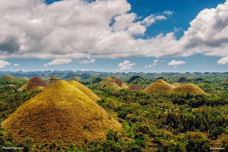 Chocolate Hills in Bohol, Philippines