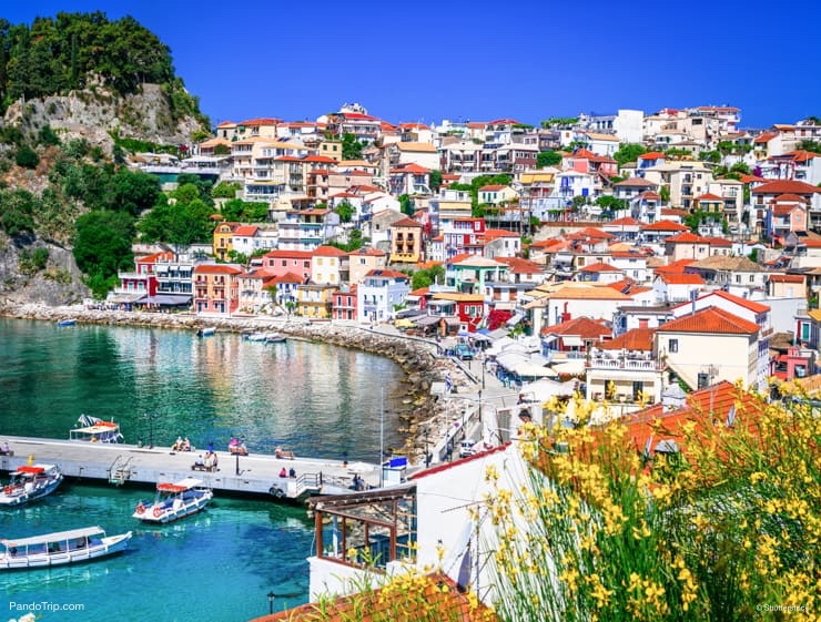 Parga town in Greece