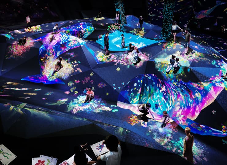 Athletics Forest, TeamLab Borderless, Mori Digital Art Museum