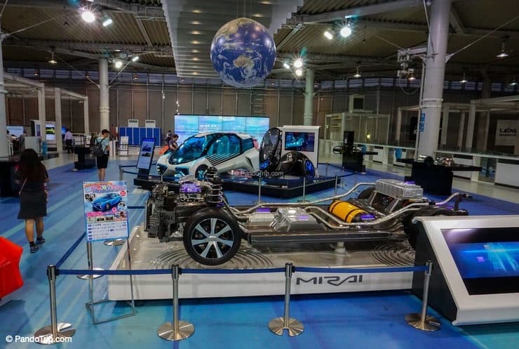 Cars exhibition at Toyota Mega Web in Odaiba, Tokyo, Japan