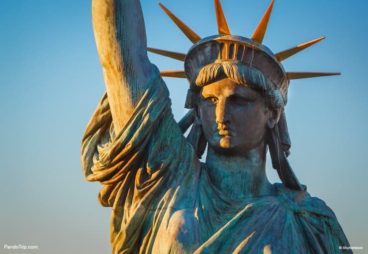 Close-up of the Statue Of Liberty, Odaiba, Tokyo, Japan