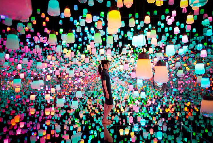 Forest of Lamps, TeamLab Borderless, Mori Digital Art Museum