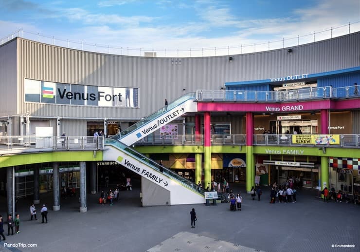 Odaiba Venus Fort shopping Mall, Tokyo, Japan