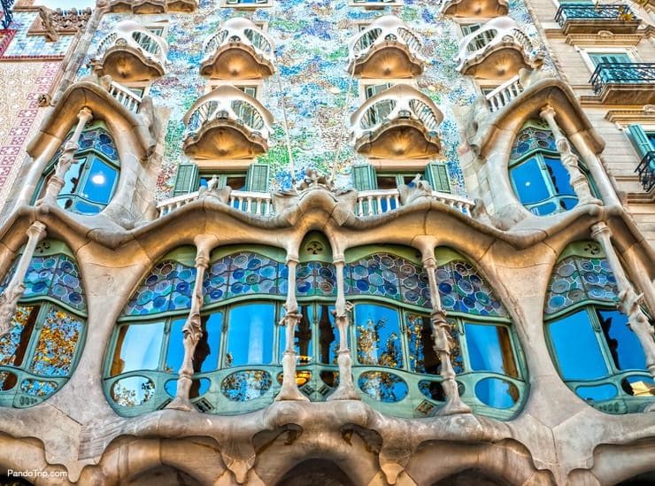 Casa Battlo designed by Antoni Gaudi­ in Barcelona