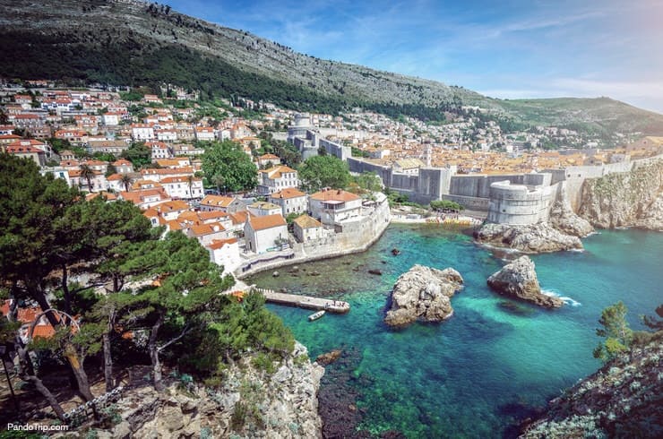 Dubrovnik Old Town from above