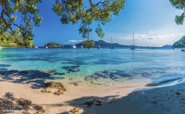 Playa de Formentor beach, Palma Mallorca, Spain