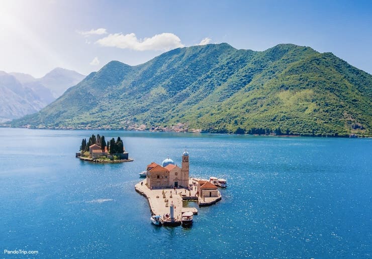 St George and Our Lady of the Rocks Islands, Bay of Kotor, Montenegro