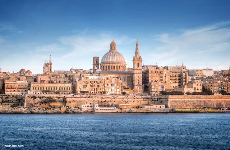 St. Pauls Cathedral in Valletta, Malta