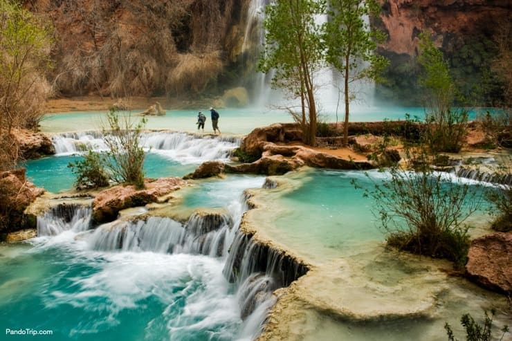 Hiking in Havasupai