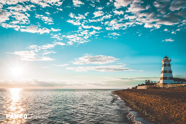 Cedar Dunes Provincial Park Lighthouse, Prince Edward Island, Canada