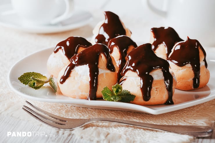 Chocolate Profiteroles