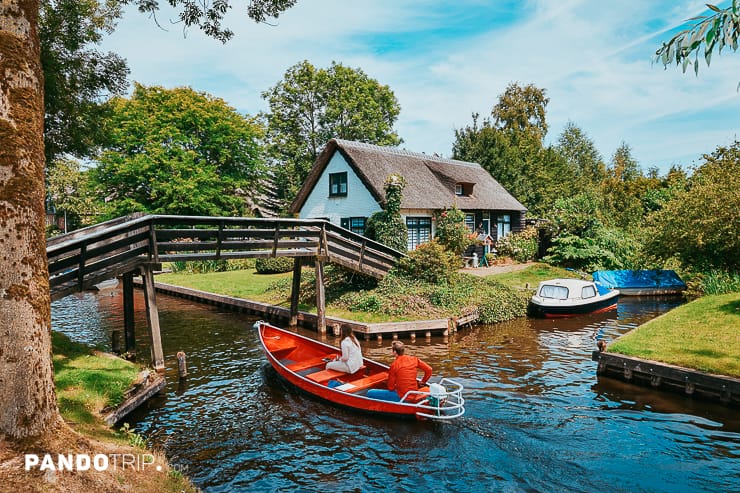 Giethoorn village in the Netherlands