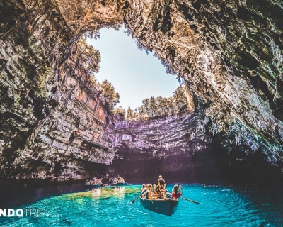 The Magnificent Lake in Melissani Cave, Greece
