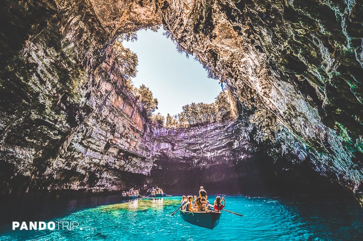 The Magnificent Lake in Melissani Cave, Greece
