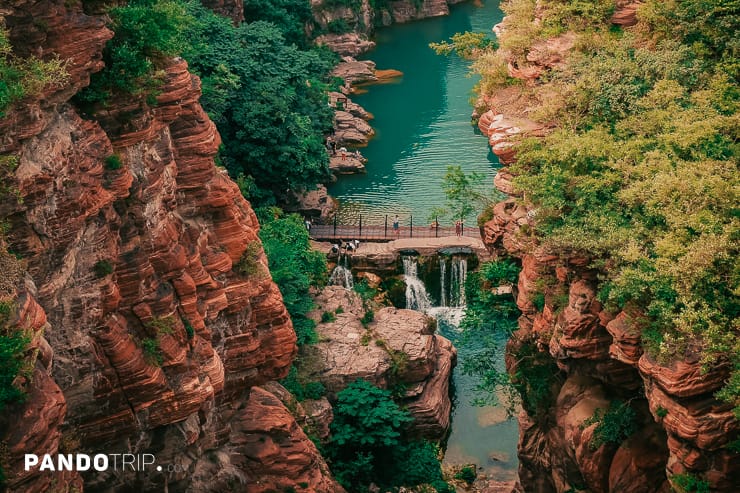 Red rock gorge, Yuntai mountain, Hongshi Valley, China