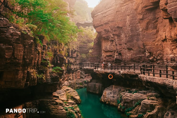 Red rock gorge, Yuntai mountain, Hongshi Valley, China