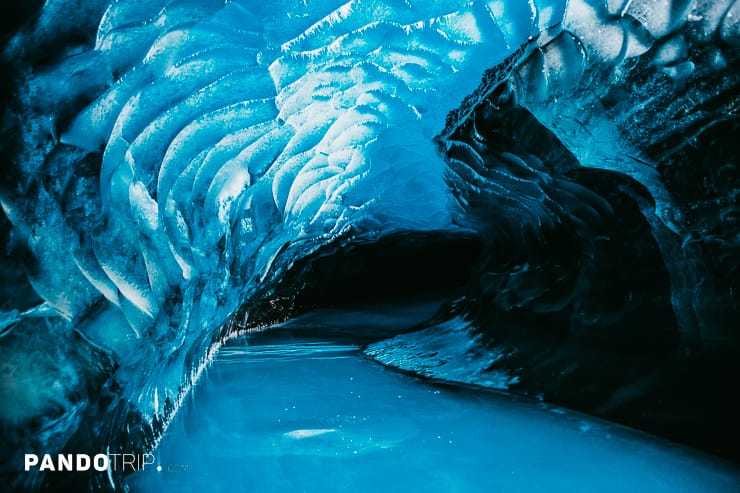 Svalbard Ice Caves near Longyearbyen, Norway