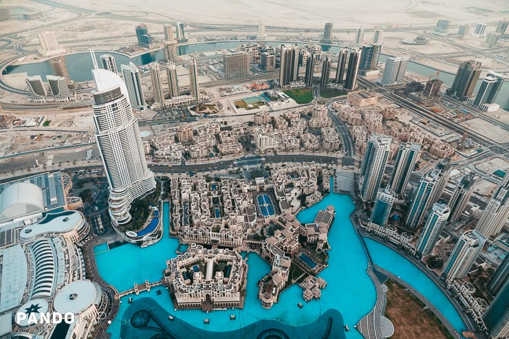 View from Burj Khalifa