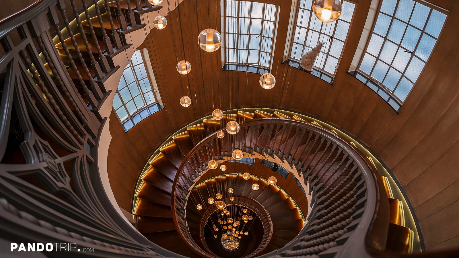 The Famous Spiral Staircase in Heal’s, London, UK