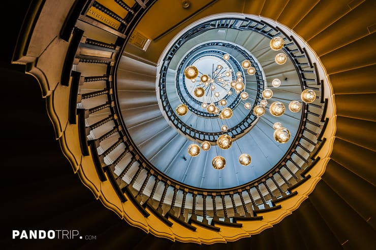 Cecil Brewer Spiral Staircase, Heal's store