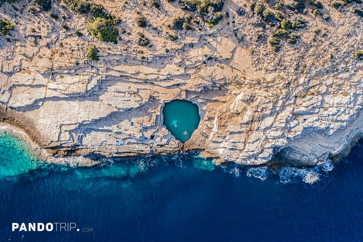 Giola Natural Pool, Thasos, Greece