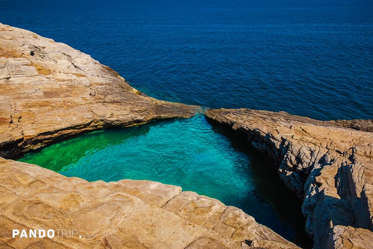 Giola Natural Pool, Thasos, Greece