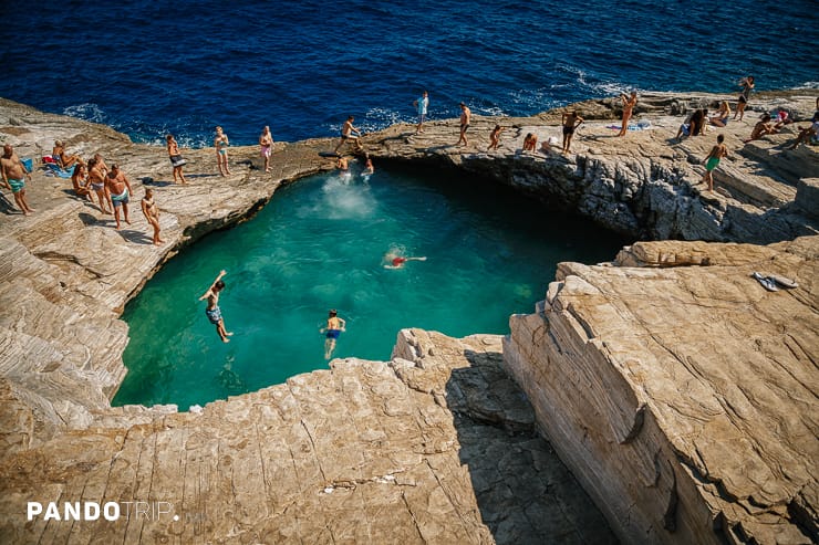 Giola Natural Pool, Thasos, Greece